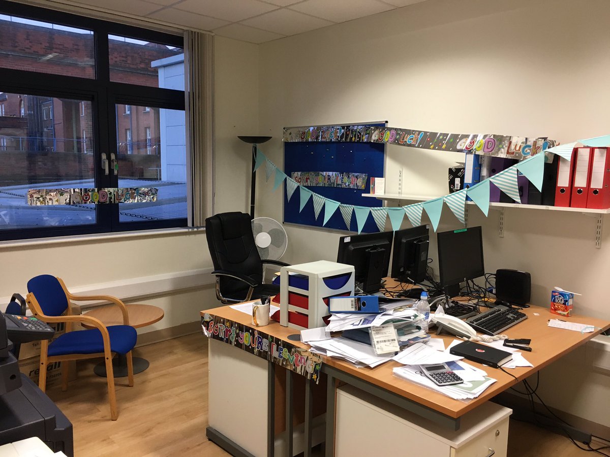 martint3978's tweet photo. My office has been taken over! But my uniform seems to have gone missing! @NHSBartsHealth https://t.co/CHIfR58krQ