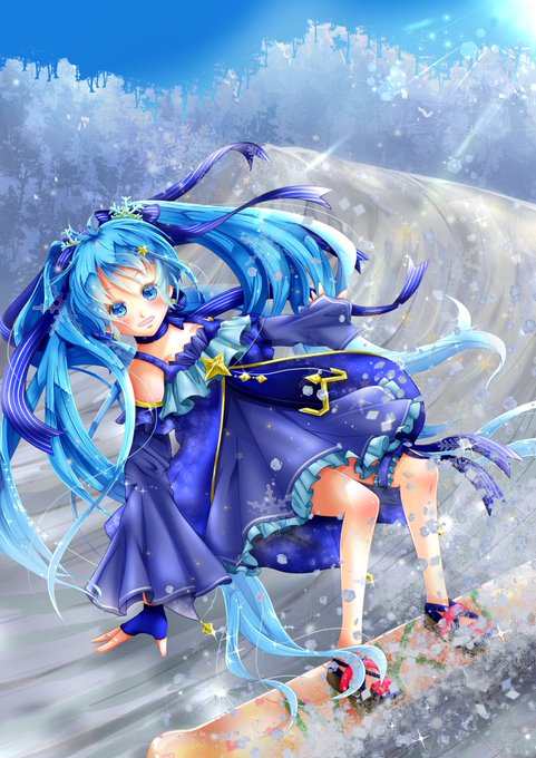 雪ミク2017のtwitterイラスト検索結果