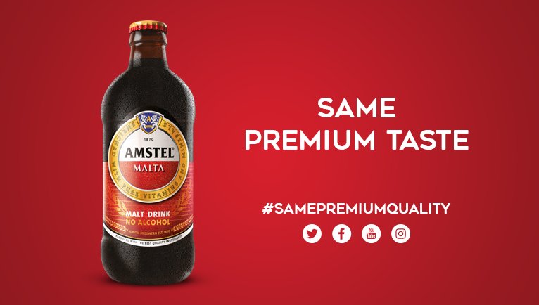AmstelMalta's tweet photo. Our pack has changed, but our premium taste never will. #NewRegulation #SamePremiumQuality #WhyAddMore https://t.co/bRaoLi65Bs