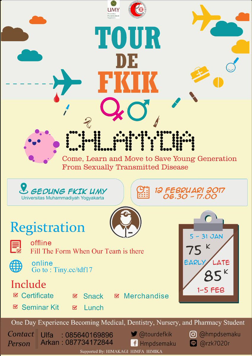 Tour De FKIK 2017 |12Feb2017|Gedung FKIK UMY| 6.30-17.00 WIB| 75k(early), 85k(Late)|CP: 085640169896 (Ulfa)Tiny.cc/tdf17 <a href="/masdhafm/">Masdha FM</a>