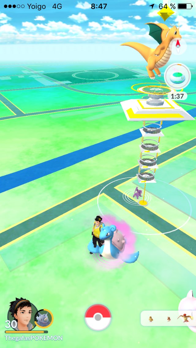 gafasthelouk's tweet image. Y yo me preguntaba si era verdad que te podían salir Pokemon como Lapras y Snorlax en un incienso... pues va a ser verdad ☺ #PokemonGO