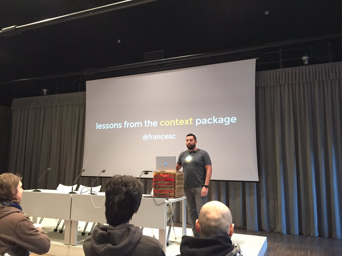 fatih's tweet image. Golab kicks off now with a Keynote talk from @francesc #golab2017