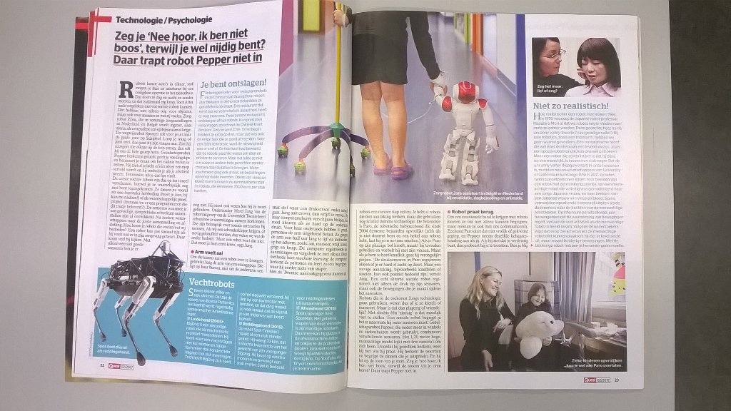 Soon: robots with touch! Read about the work of my colleagues Merel Jung and <a href="/evers_vanessa/">Vanessa Evers</a> in this month's <a href="/QuestNL/">Quest</a>