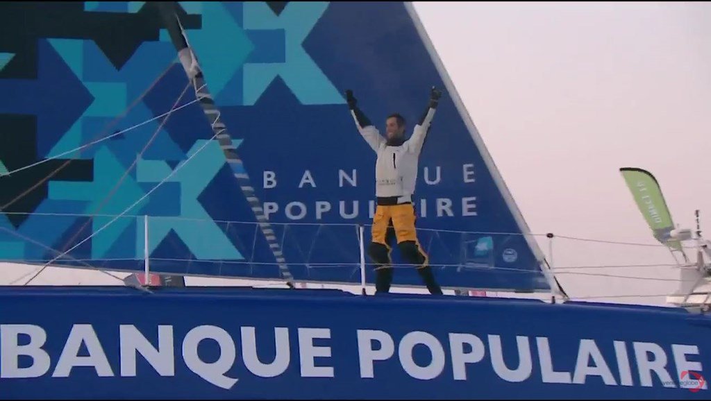 MareDiBarche's tweet photo. #VG2016 Armel Le Cléac'h su Banque Populaire VIII (@VoileBanquePop) ha vinto la @VendeeGlobe https://t.co/zF1lW74w86 https://t.co/gW6N9oB16n