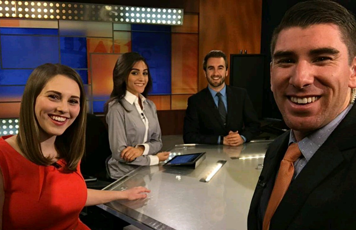 BranJohansen's tweet photo. Welcome to the @23ABCNews team, @leahfreemanwx! She's really good at this weather thing, you guys. https://t.co/uWJKLtowA6
