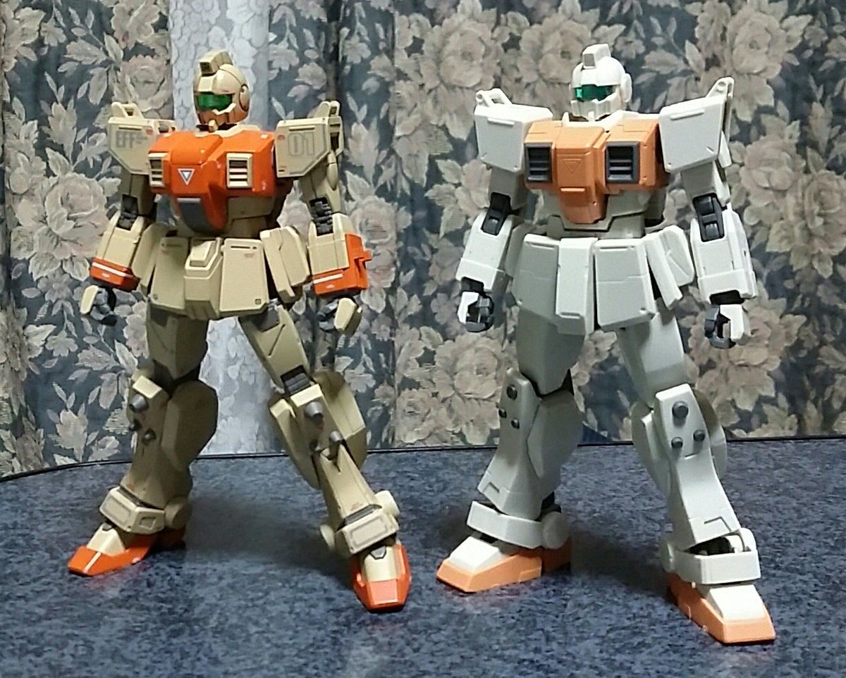 まこアニキ Youtube ロボプラちゃんねる Hguc陸戦型ジム 去年作ったものと比較 局地型ベースと比べると新商品は四角い構成が際立ちます 旧キットよりも胸のダクトが大きめ ロケットランチャーは旧の方がだいぶ大きい ガンプラ T Co Cx6ij6ppko
