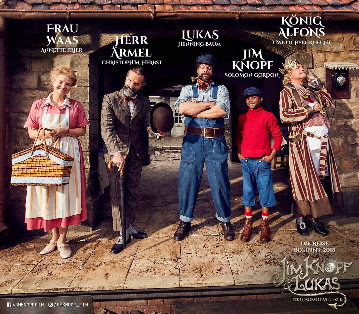 JimKnopf_Film's tweet photo. Willkommen in Lummerland! Das Abenteuer von #JimKnopfundLukasderLokomotivführer beginnt 2018 im Kino!
Mit #AnnetteFrier #HenningBaum u.v.m. https://t.co/kL2yqh6KEh