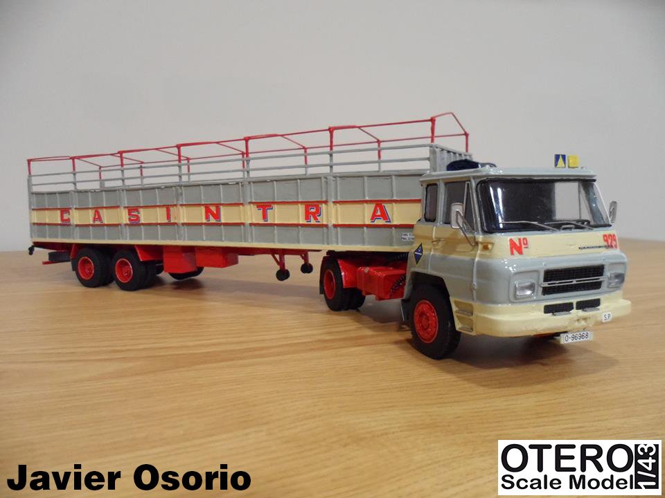 OteroScaleModel's tweet photo. #Camión #Barreiros realizado por Javier Osorio a partir de nuestro #KIT del 4220 #escala43 la caja hecha por él desde cero, no se incluye. https://t.co/njVKuqozfU