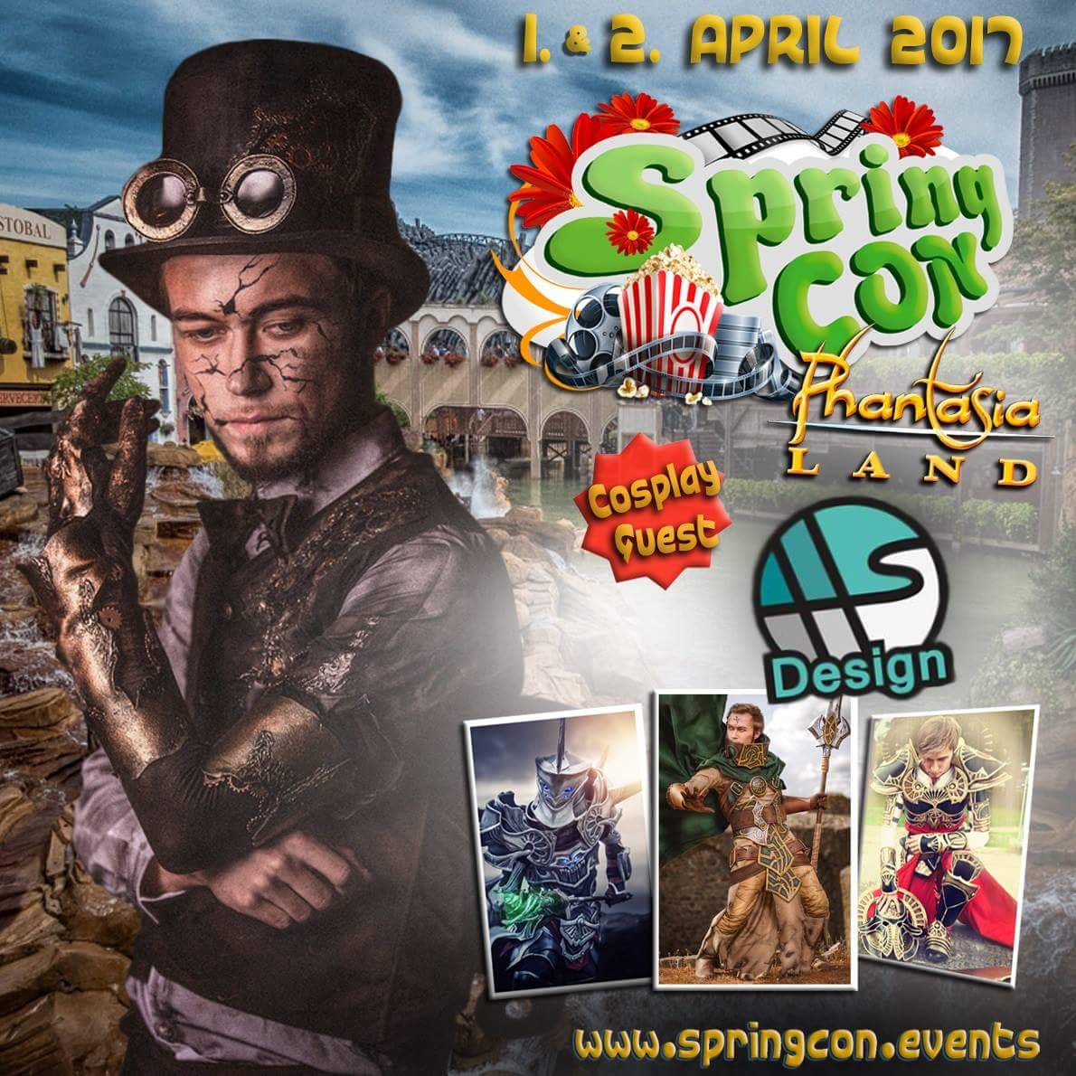 Next..and our last special cosplay guest #springcon <a href="/HSDesign92/">HS-Design</a>