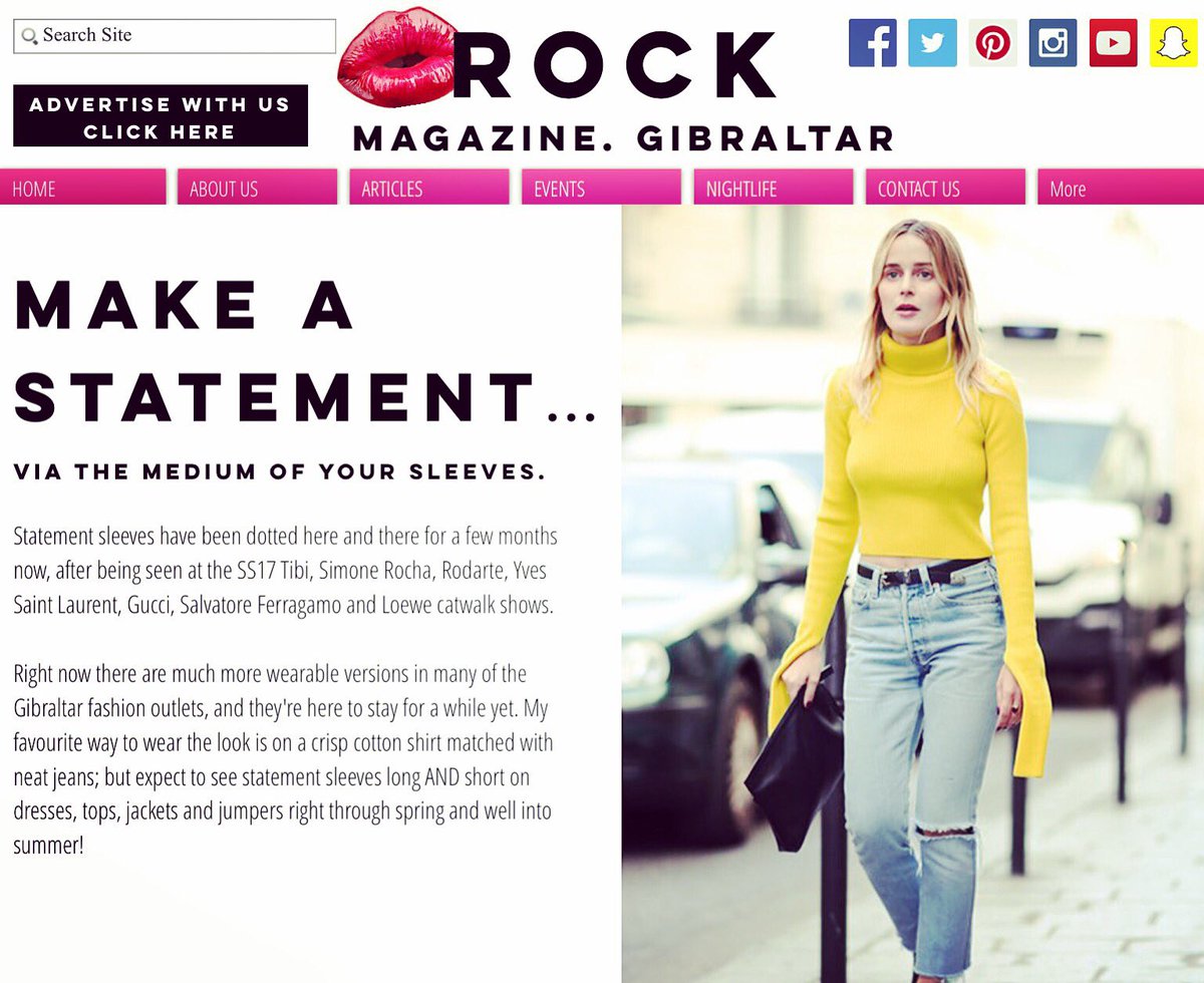 ROCKmagGIB's tweet photo. Make a statement... with your sleeves, mate. 

https://t.co/ElbCj6CfkS

xoxo 💋💋#ROCKMagazineGibraltar #Gibraltar #Sleeves #StatementSleeves https://t.co/TR8ab8H83v