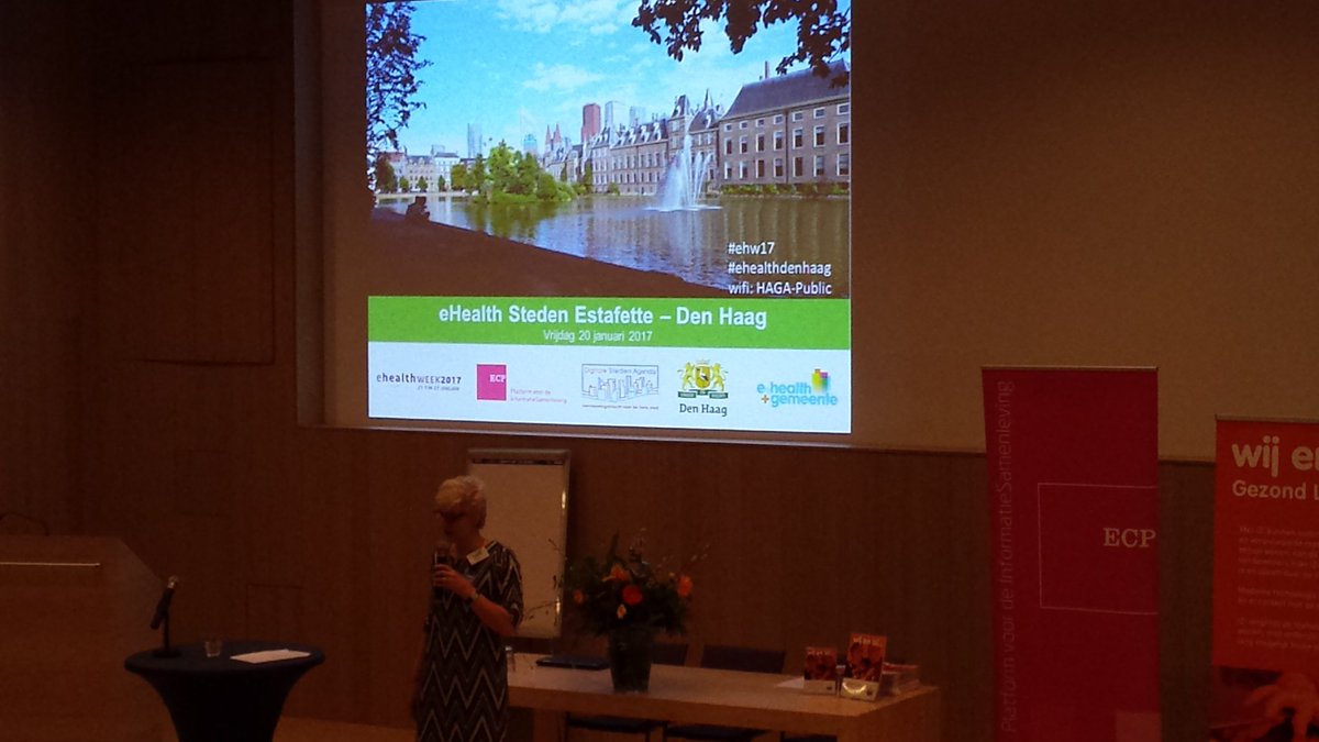 Opening #ehealthdenhaag steden estafette in Haga ziekenhuis