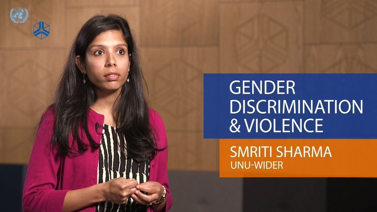 econfilm's tweet photo. Gender and development project: addressing female autonomy and voice. Smriti Sharma #RespondingtoCrises @UNUWIDER https://t.co/hkRTDuN6jl https://t.co/SlLtDi2PAb