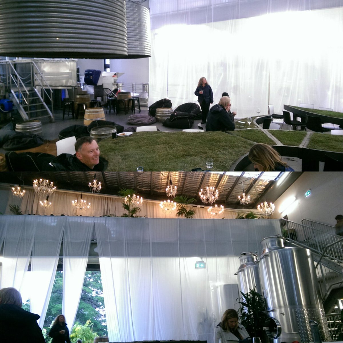 <a href="/ThomasWines/">Andrew Thomas</a> Got some ideas from <a href="/Moorilla/">Moorilla</a> about how to fit out the winery...