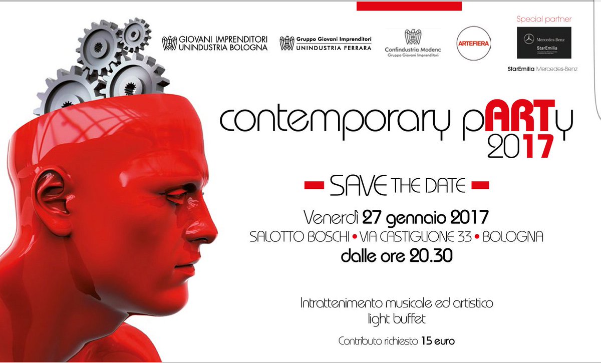 GGUnindustriaBo's tweet photo. Siete pronti per il Contemporary2017? Per registrarsi entro martedì 24 gruppogiovani@unindustria.bo.it https://t.co/oT3x8qnM2k