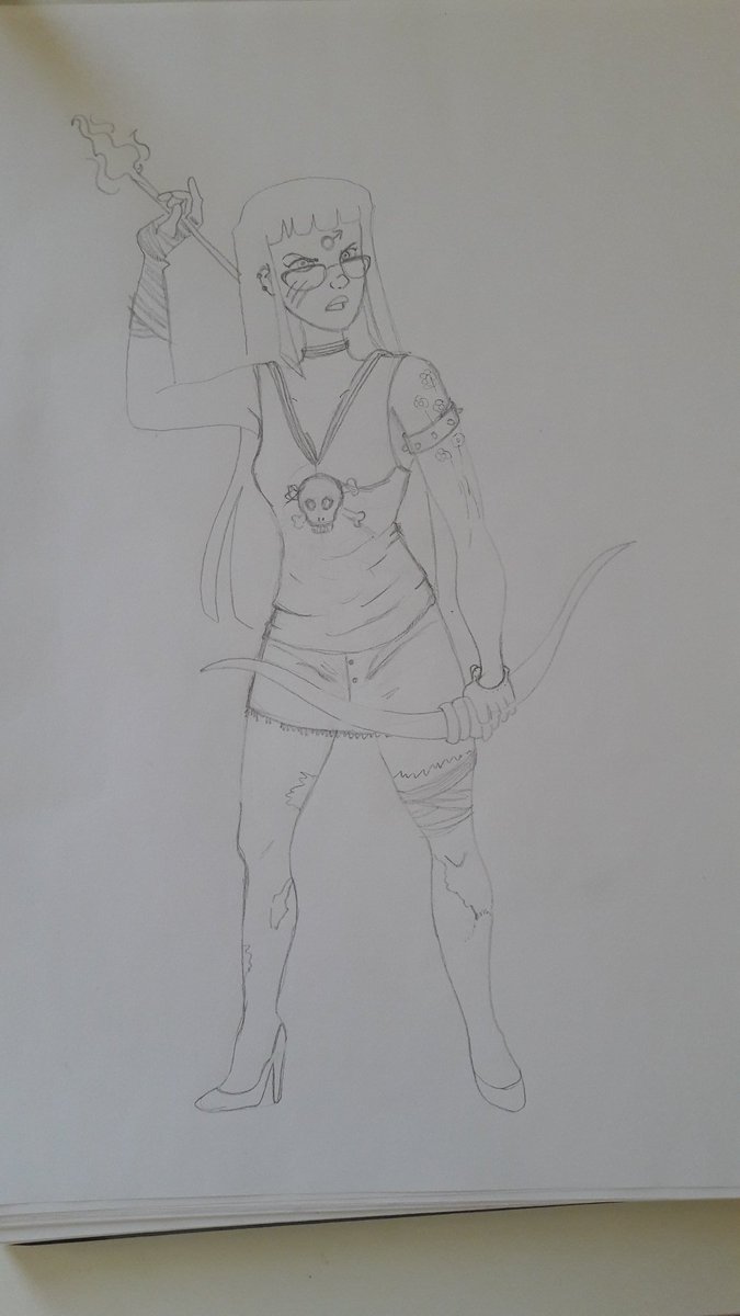 JungleeJones's tweet photo. WIP #punksailormars https://t.co/p8yWy25eBK