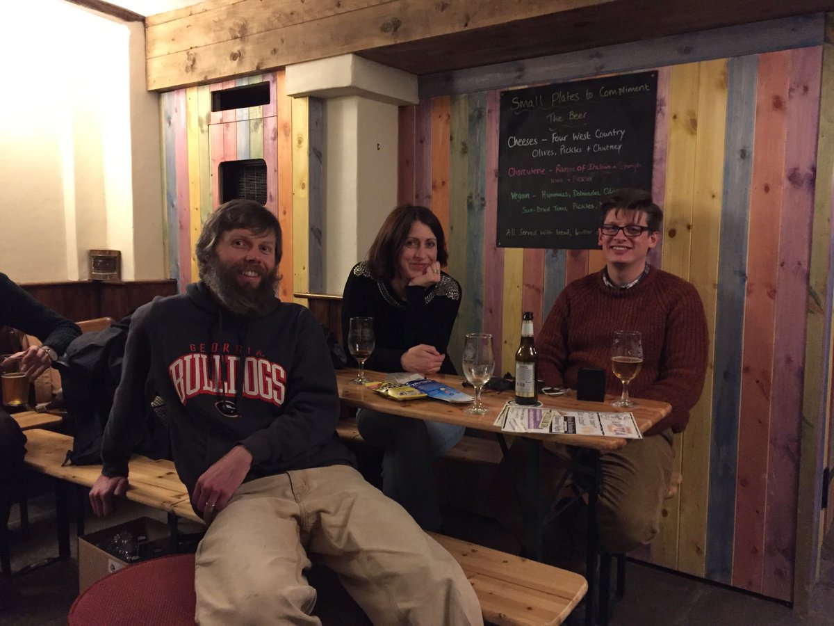 Growingbeer's tweet photo. Also a big thank you to @HopsCrafts @PowderkegBeer and @occasionalbc for making the trip to @Cellar59Lyme for the evening. https://t.co/6FFYSTJdyw