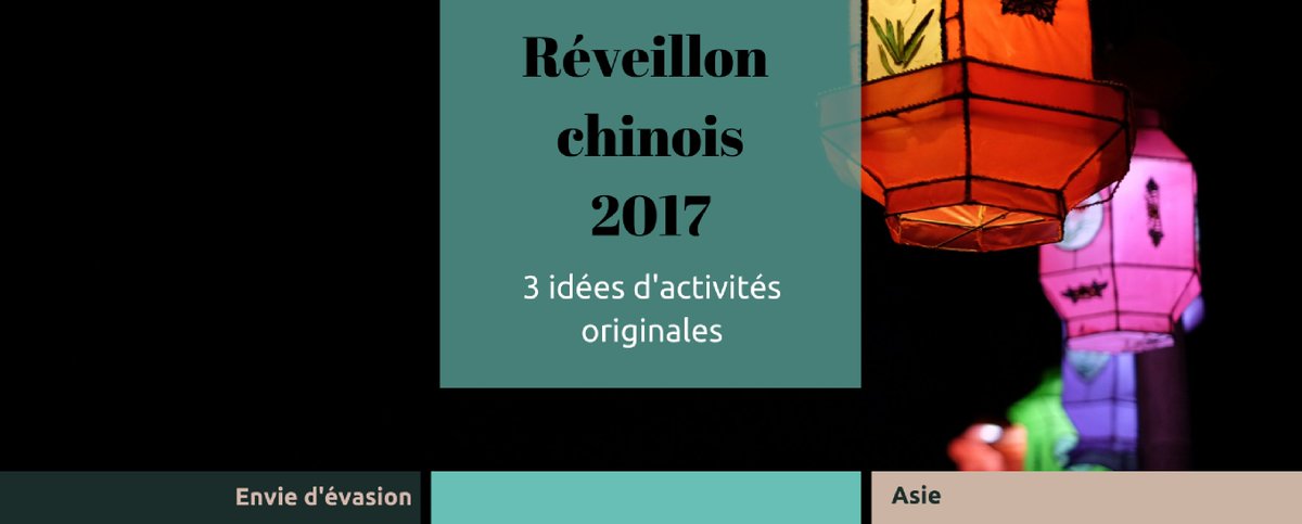 3 idées d'activités originales pour fêter le #reveillon #chinois à #Paris et #Bruxelles #nouvelanchinois tipiyou.com/fr/blog/258_3-…