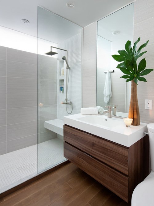 We get a lot of questions about bathroom renos, always use registered electrician and here's more bathroom advice goo.gl/5BTe3N