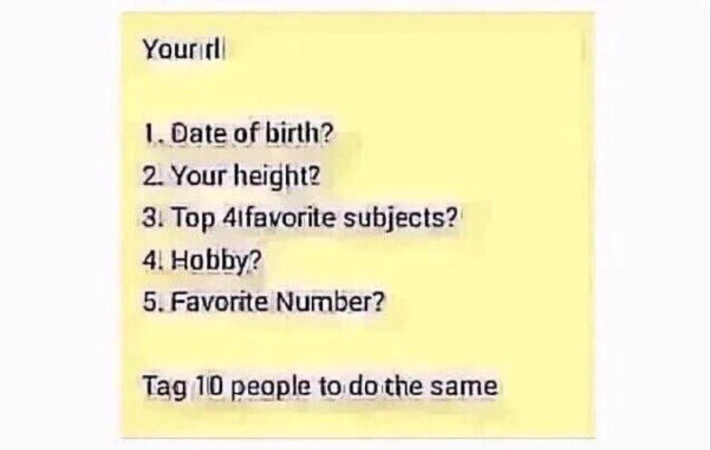 Tagged by @ssenphai 🙌

1. 1123
2. 159
3. Eng profession, f&amp;b product, pastry, f&amp;b service 
4. Reading, watching movie
5. 96
