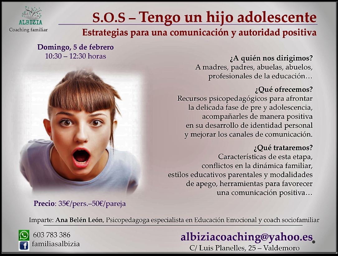 Genyoos's tweet photo. Albizia ofrece la oportunidad única de entender la "crisis" de la #adolescencia como una etapa positiva en el desarrollo. Reserva tu plaza! https://t.co/qwLbgeEnnu