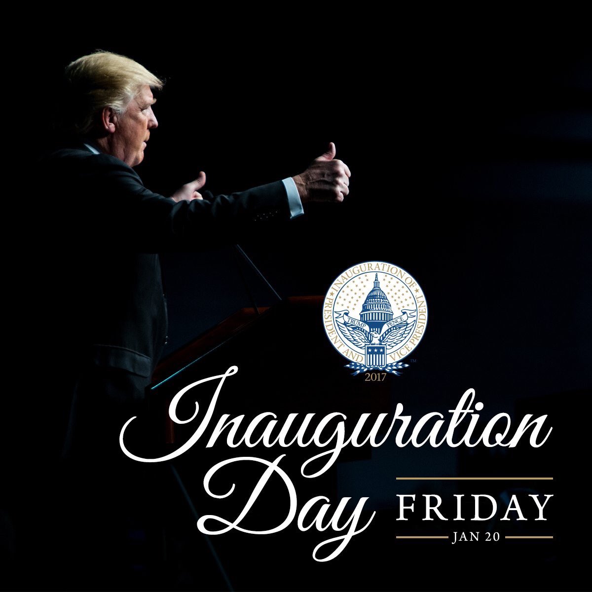 dontrumpprez's tweet photo. HAPPY #INAUGURATION DAY #PresidentTrump #Trump #TrumpsArmy #TrumpTrain #MAGA #MAGA3X @realDonaldTrump 🇺🇸 https://t.co/UfdzyATJgi