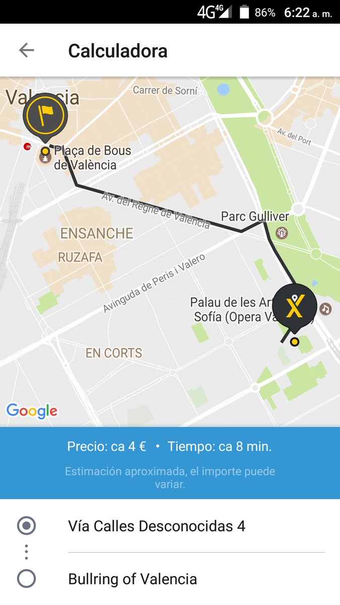 hispagestion's tweet photo. @mytaxi_es servicio deplorable! Te dicen 4€ y te cobran 9'25€ sin tráfico y por el mismo trayecto a la misma hora q me cobraron 6€ otro día https://t.co/ruo9gT12cS