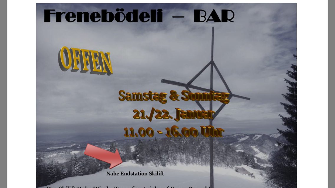 Neuheit!!! Frenebödeli Bar!!🍾🍾