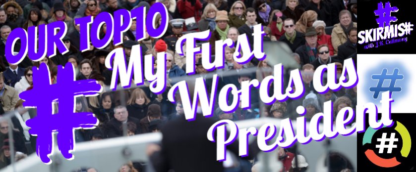 jkCallawayYAY's tweet photo. Our Top10 #MyFirstWordsAsPresident Features @JesseBarfieldPi @Dork_Power @HepatitisAtoZ @LiianVarus & More! https://t.co/pKEU1mqqyr https://t.co/o4DAhW09tM