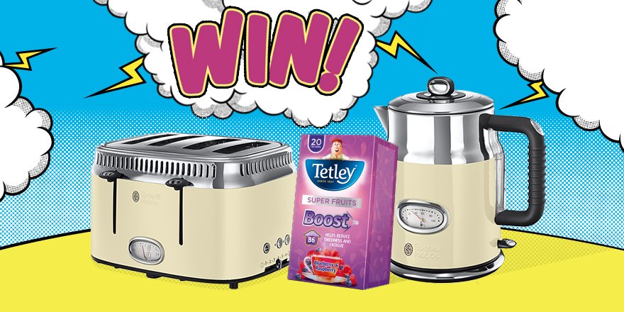 tetleyuk's tweet photo. Do you have a superhero friend? Reward them (&amp; you!) with a Super Teas hamper &amp; @RussellHobbsUK kitchen set! Simply RT &amp; tag them to win! https://t.co/VSkPggysA6