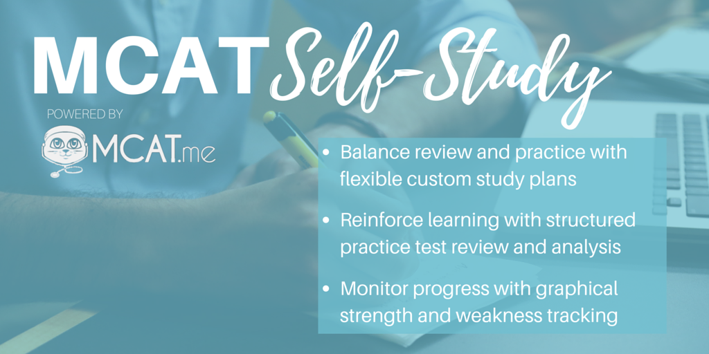 MCATme's tweet photo. Can self-studying for the MCAT give you a higher score? Here's what to consider:  https://t.co/yAUo911XAI https://t.co/2xsTX2khAZ