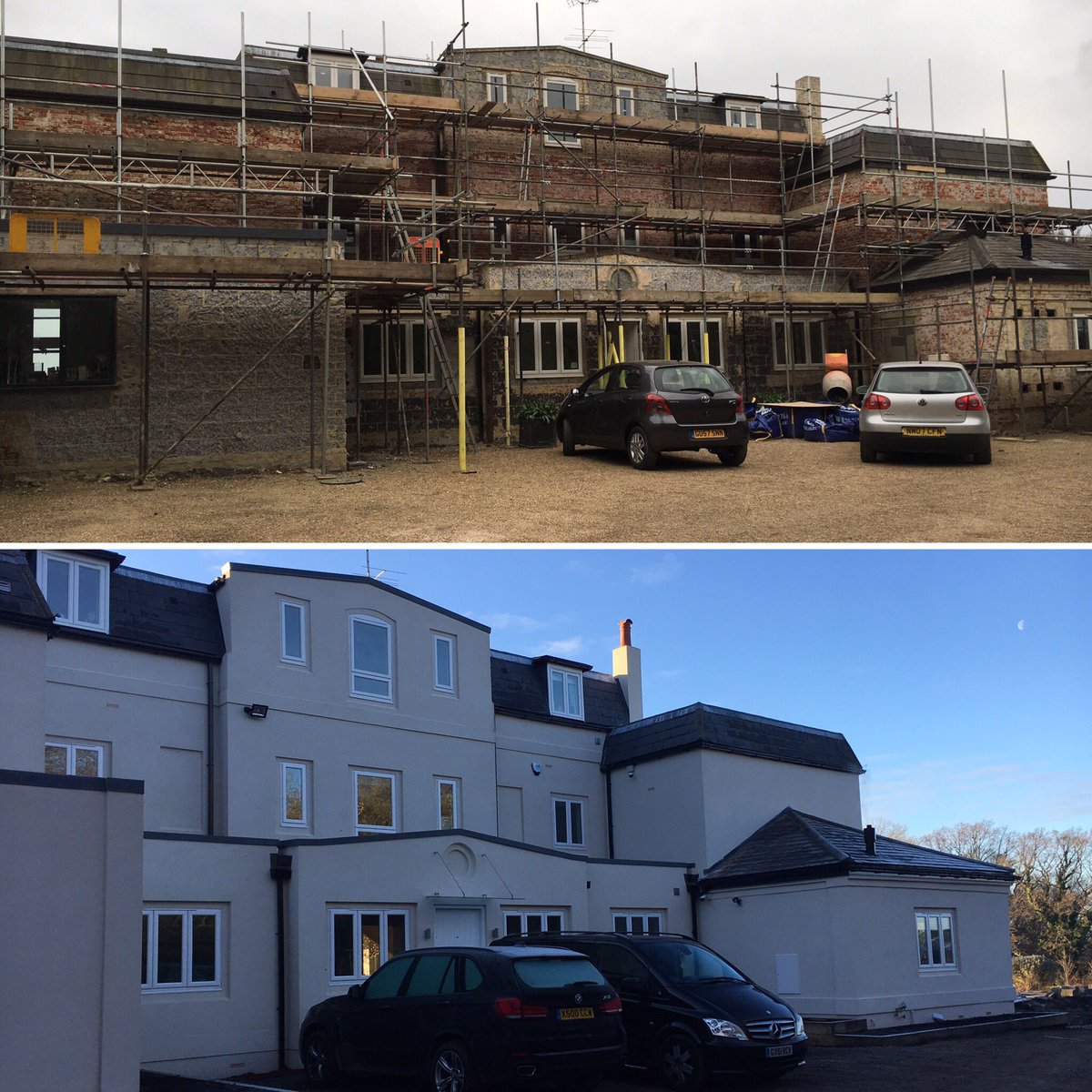 Envirorend_SE's tweet photo. Before and after 👌🏻#parex #renderingcontractors #monocouche #kentbuilders #externalrendering https://t.co/8NbWZTxiPI