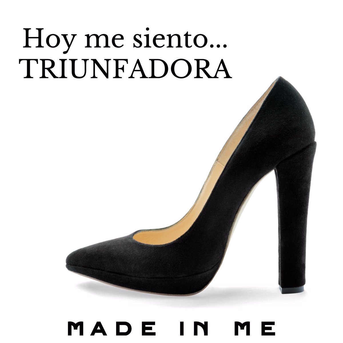 Es viernes y hoy me siento... ¡triunfadora! ¿Y tú?

Encuentra estos #zapatos negros en la tienda de #MadeInMe: goo.gl/kG93Qq
