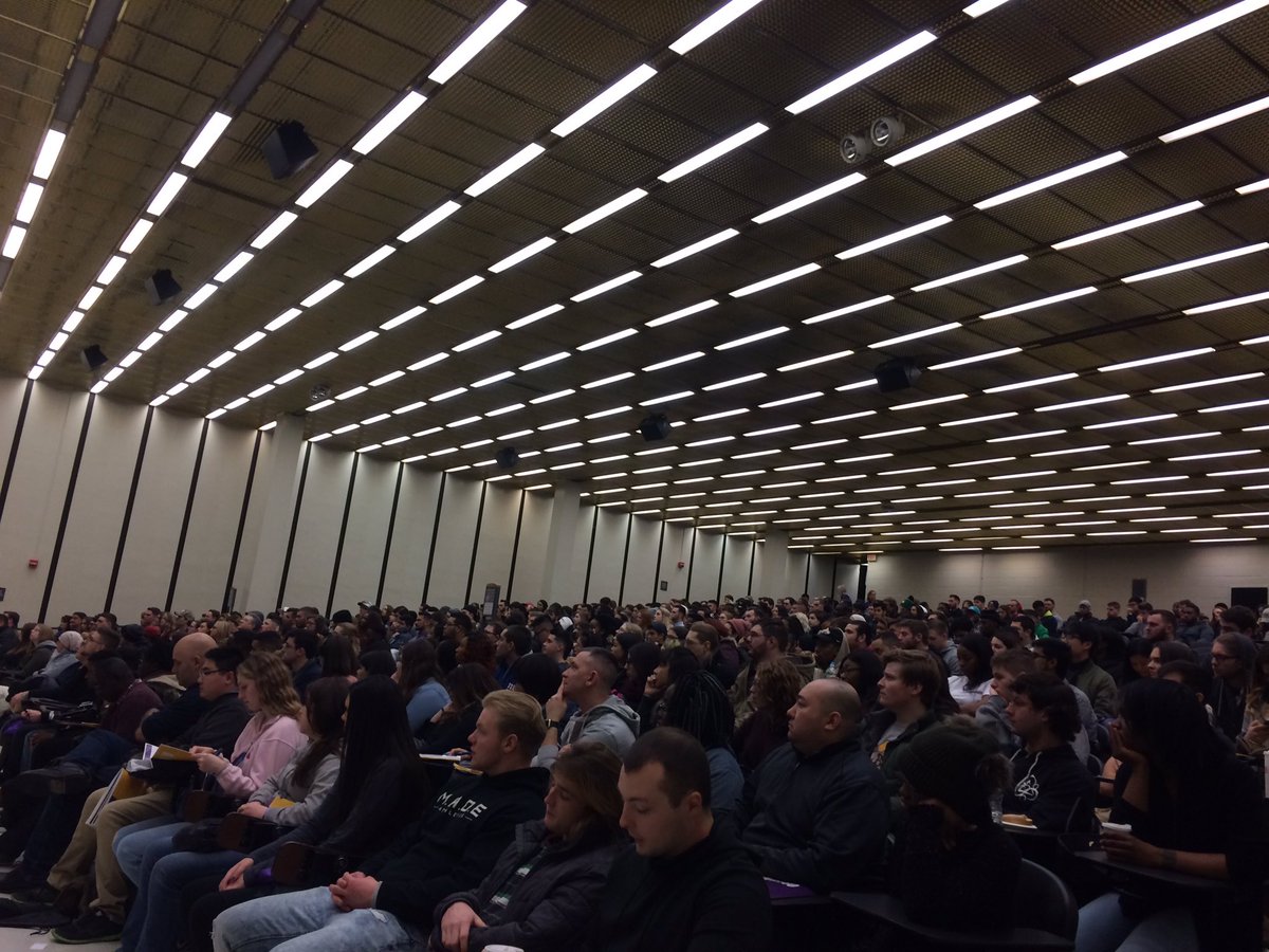OTL_Sean's tweet photo. Incredibly psyched to have a full house for me and @OTL_Justin last hosting gig! Welcome #NewDanes https://t.co/E68e5eD2FC