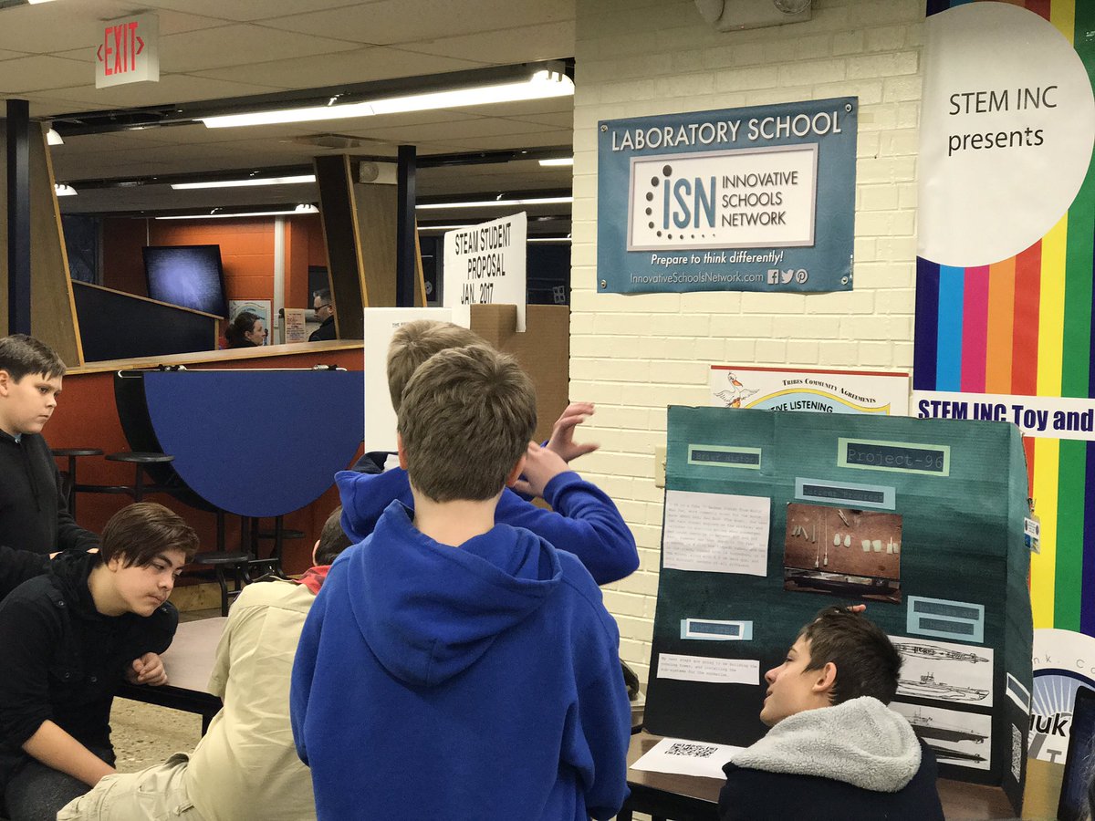 STEM_Saratoga's tweet image. #StudentProposal #STEaM projects being showcased with such pride. @Institute4PL @nacol @knowledgeworks @BIEpbl @CompetencyWorks @Innov8WI