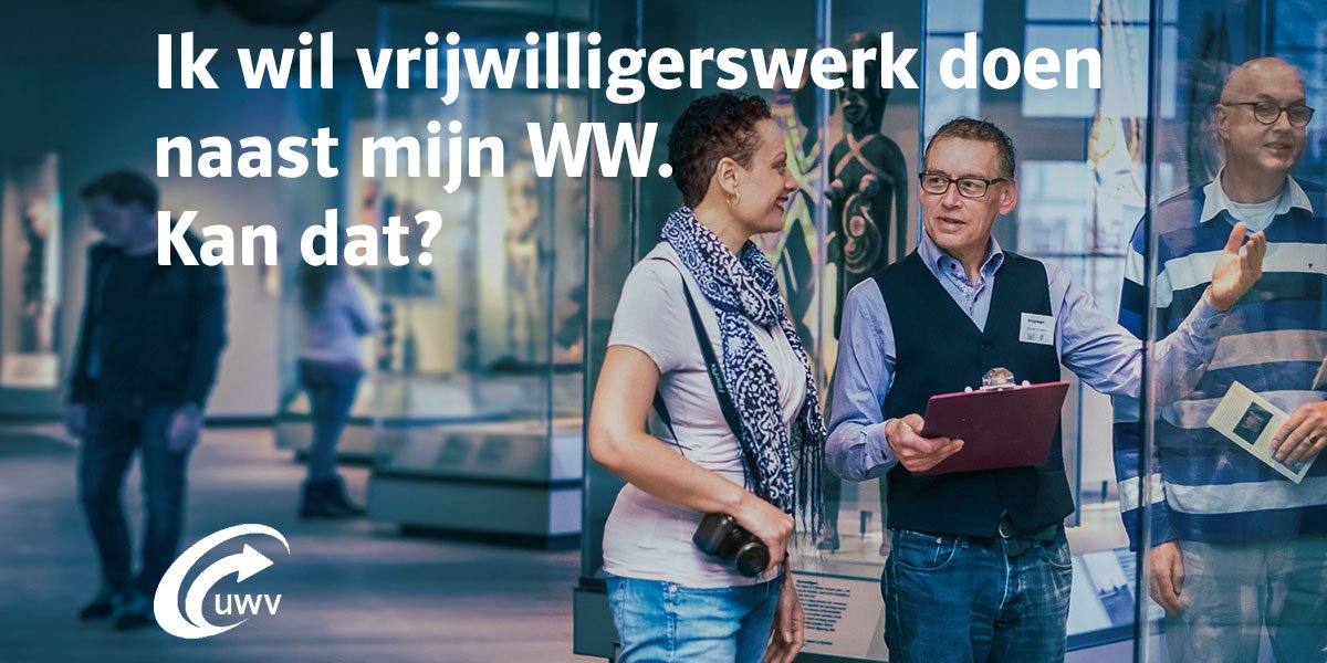Ontvang je WW en wil je vrijwilligerswerk doen? Dat kan! Bekijk hoe je dit regelt met UWV.  uwv.nl/particulieren/…