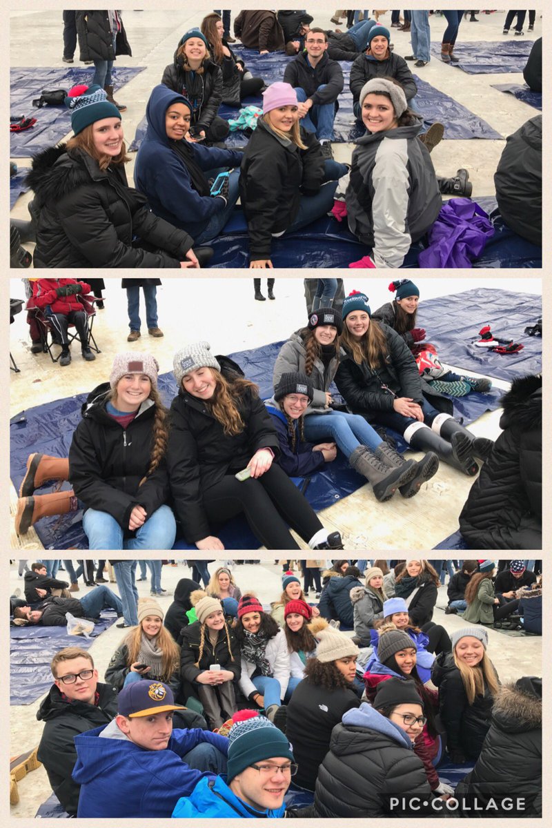 WestForsythHigh's tweet photo. 5.5 miles and 3 1/2 hours later WFHS made it to the National Mall for the 2017 Presidential Inauguration! https://t.co/KULOLRCp7t