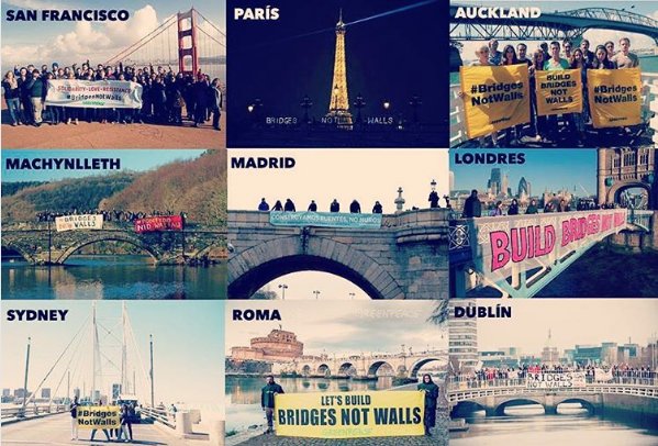 We have more in common than that which divides us. We are the 99% #bridgesnotwalls #InaugurationDay