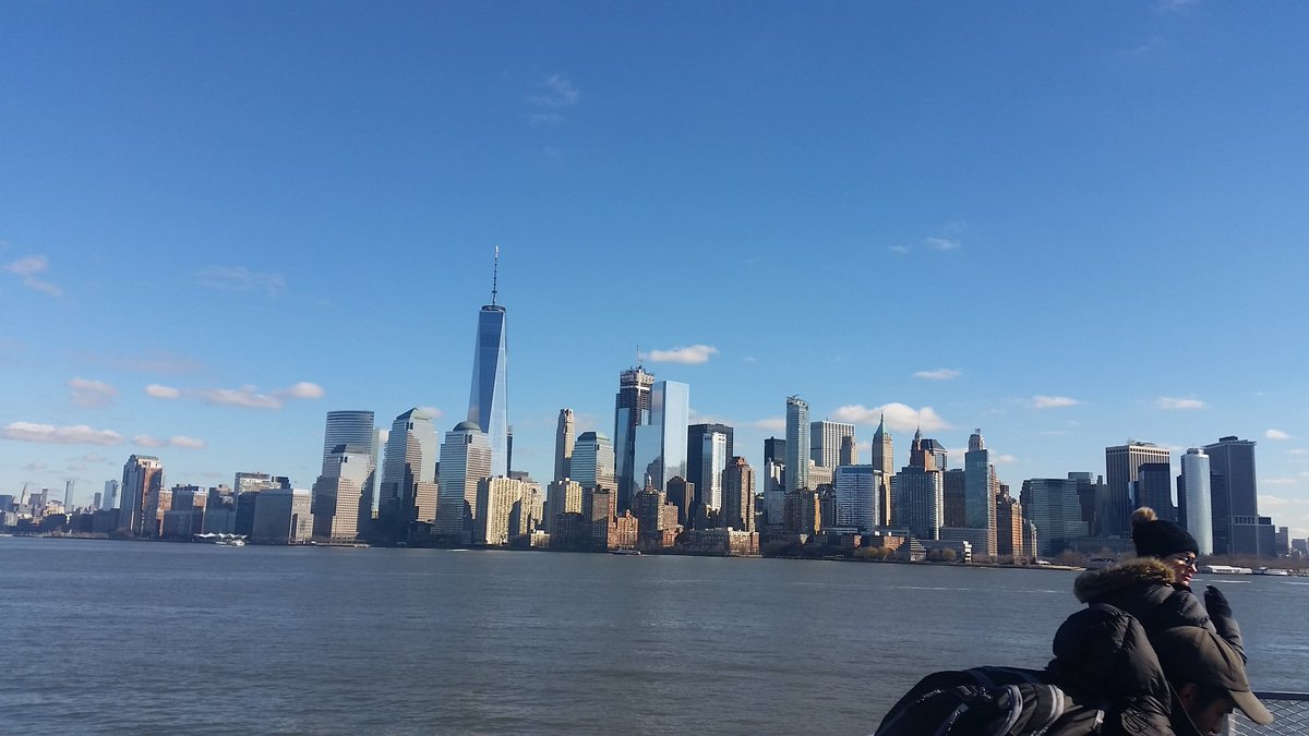 SingleShotScott's tweet image. View of Manhattan skyline from @StatueCruises