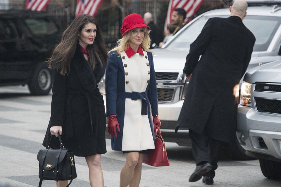 Kellyanne Conway Wears Gucci to Inauguration - Kellyanne Conway  Inauguration Outfit