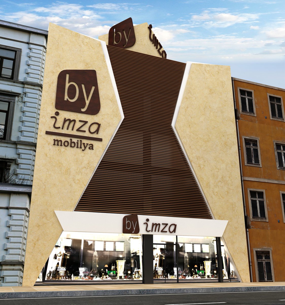 3D Tasarım da en gerçekçi renderlar ve çalışmalar için EN UYGUN FİYATI AL.... ajansgold.com #dışcephe #precast #söve #cephe