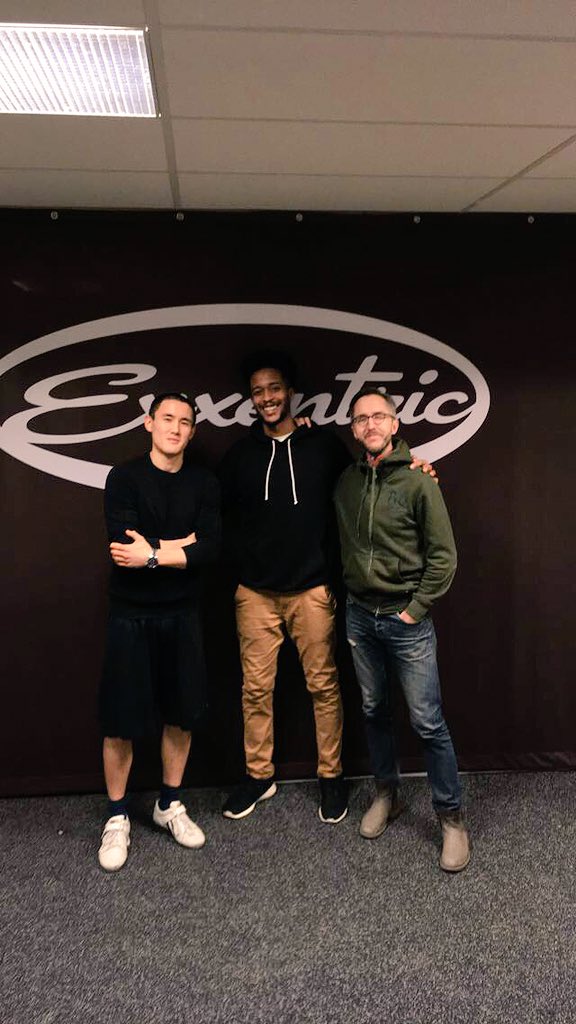 SQUADINC_'s tweet photo. Great demo given to me by Bektur @go_exxentric! Him and Johan showed me a great time. Give them a follow &amp; check out their tech! https://t.co/8PCapwJlVf