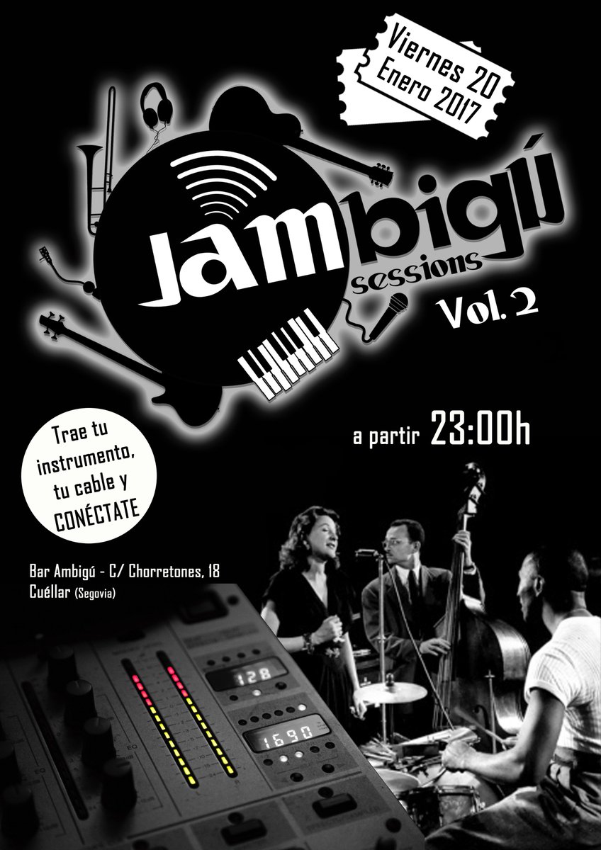 BarAMBIGU's tweet photo. Esta noche Jam Session, os esperamos! https://t.co/lOGgDGQaLv