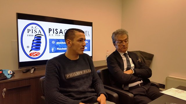 PisaSC's tweet photo. Le prime parole in nerazzurro di rai @ReyManaj97 
https://t.co/cafiBeAPvY https://t.co/4B1Oslzkab