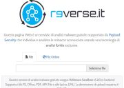 rsogonline's tweet image. File Scanner online, controllare se un file è infetto.
reverse.it    
#filescanner #sicurezza  #Malware #antivirus