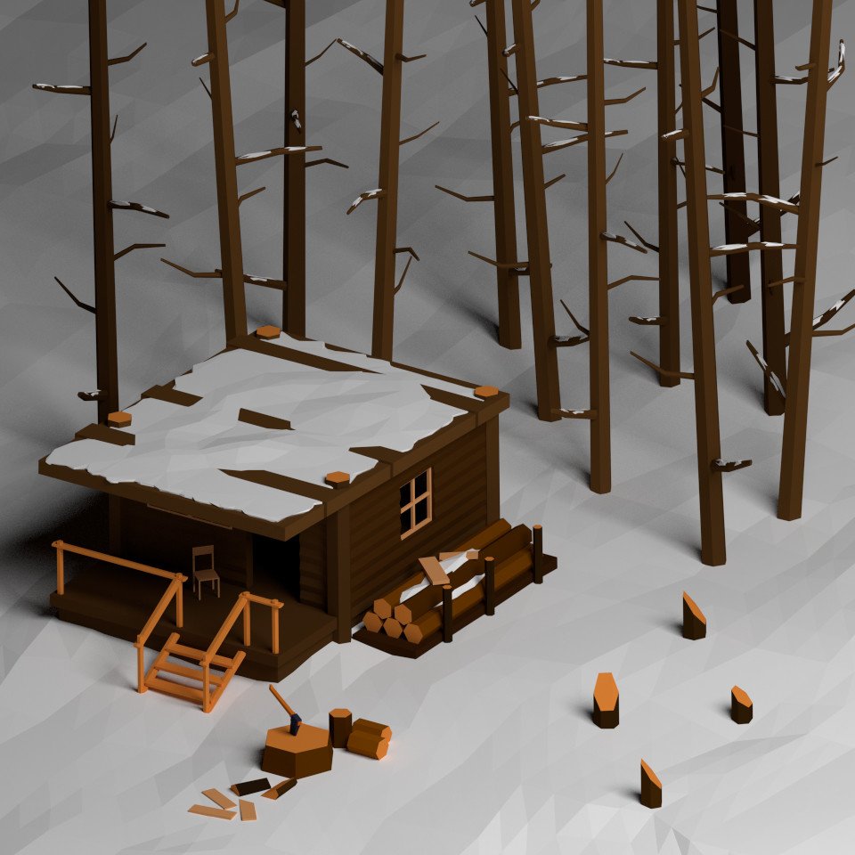 NaturallyCG's tweet photo. I really like this #cg #b3d #Blender3D #lowpoly #winter #lumberman #hut by Aditya Pratama
https://t.co/mWEOGjkmWp https://t.co/GVGLlTurwU