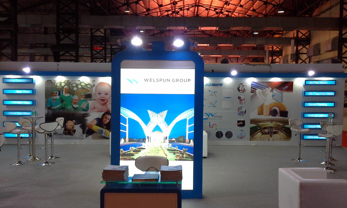 sixsigmaevents's tweet photo. Stall Designed &amp; Fabricated by Six Sigma for Welspun https://t.co/NQM3GPfHUO