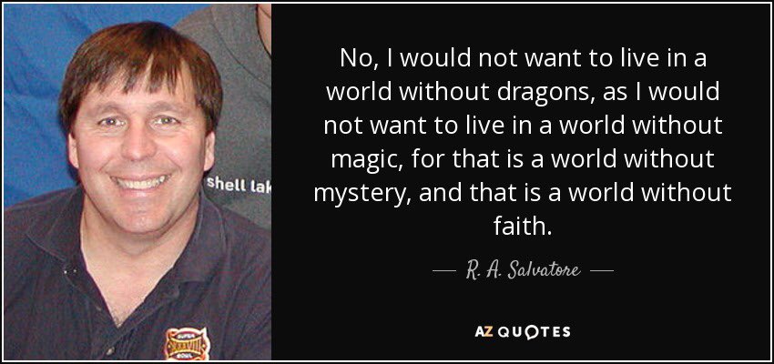 Happy birthday to R.A. Salvatore!  