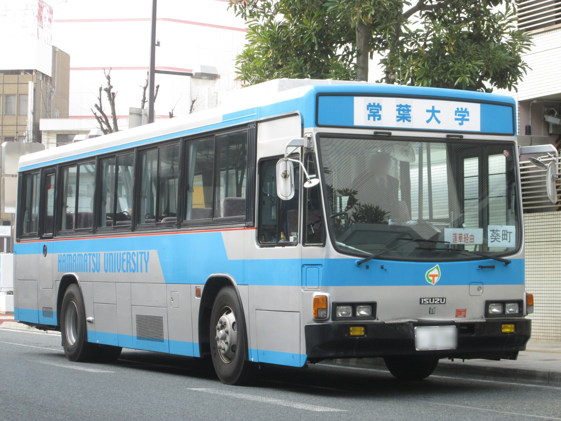 かわたつ على تويتر 常葉大学浜松キャンパスの送迎バス 元 遠鉄 いすゞ キュービック