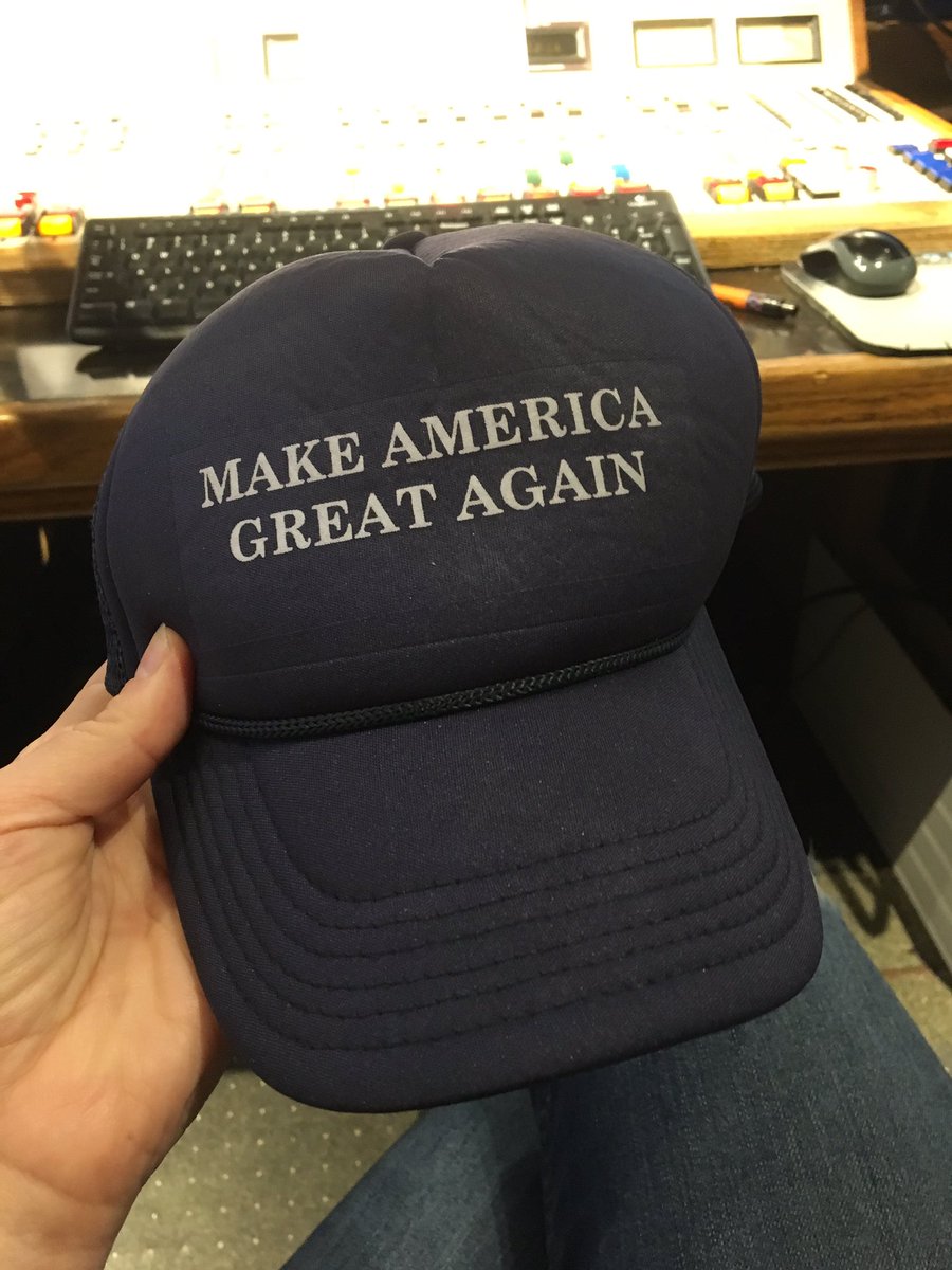 Hip hip hoooorayyyy!!!!! Anna's hat for the day!!! <a href="/realDonaldTrump/">Donald J. Trump</a> <a href="/IvankaTrump/">Ivanka Trump</a>