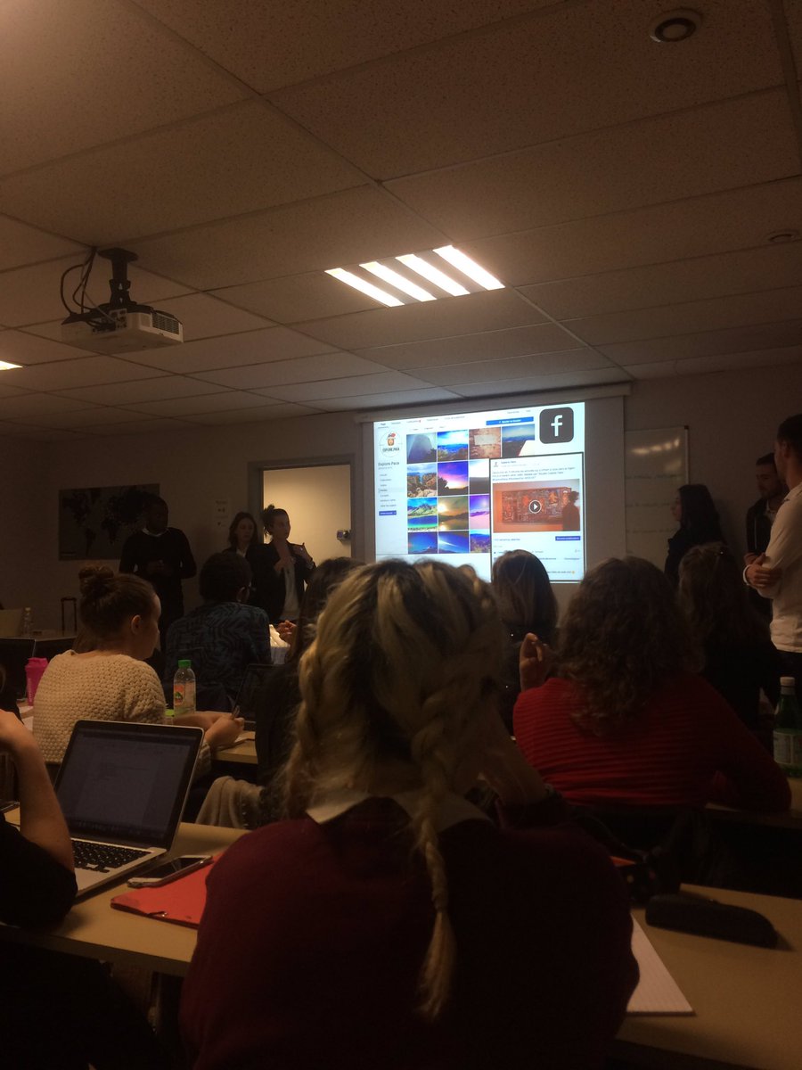 MaureenMachado's tweet photo. Aboutissement du projet #WorkAndFun à l'@ESCAET avec la présentation de nos projets ! Bravo au groupe @ExplorePaca 👏🏻👏🏻#VMVESCAET https://t.co/xqZ8St0gYS